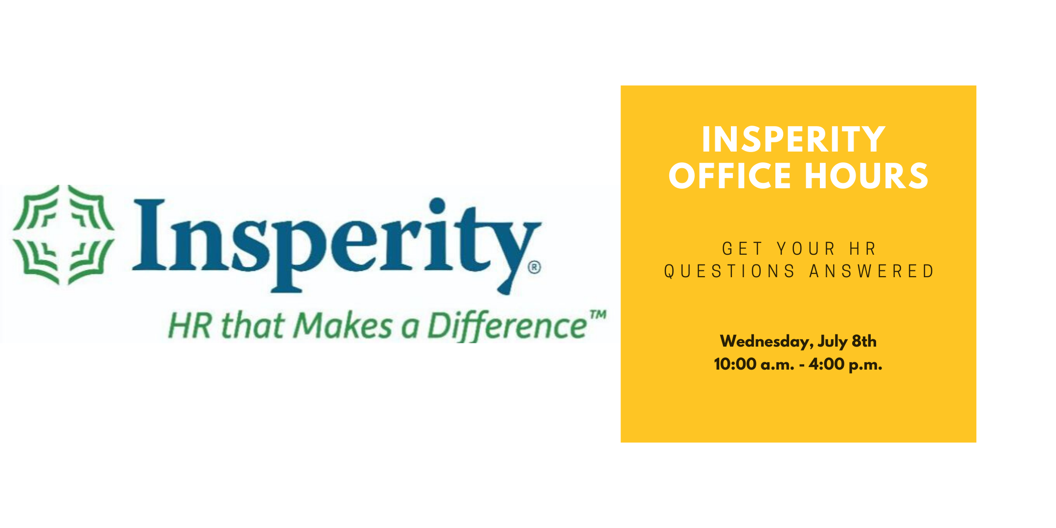 Insperity Office Hours: Get Your HR Questions Answered